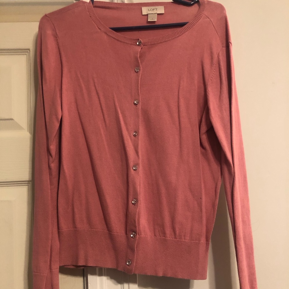 Coral/blush pink thin sweater